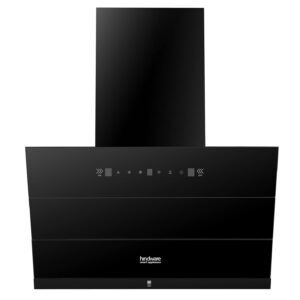 Hindware Smart Appliances | Skyla Neo 90 cm Chimney | 1350 CMH | Auto Clean | Slant Design | Filterless | Touch Control, Motion Sensor | 10 Yrs Warranty on Motor & 2 Yrs on Product (Black)