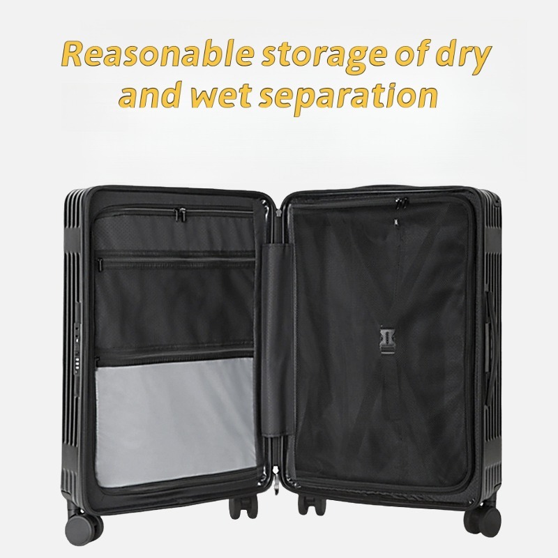 New Fashionable 16 Inch Luggage Case With TSA Customs Lock, 360 Universal Wheel Pull Rod Box, Luggage Universal Wheel Password Box - Image 4