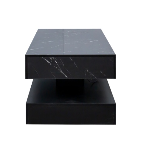6.93IN High LED Coffee Table,Modern Coffee Table For Living Room,Living Room Tables,Large Living Room Furniture,LED Lights - Image 6