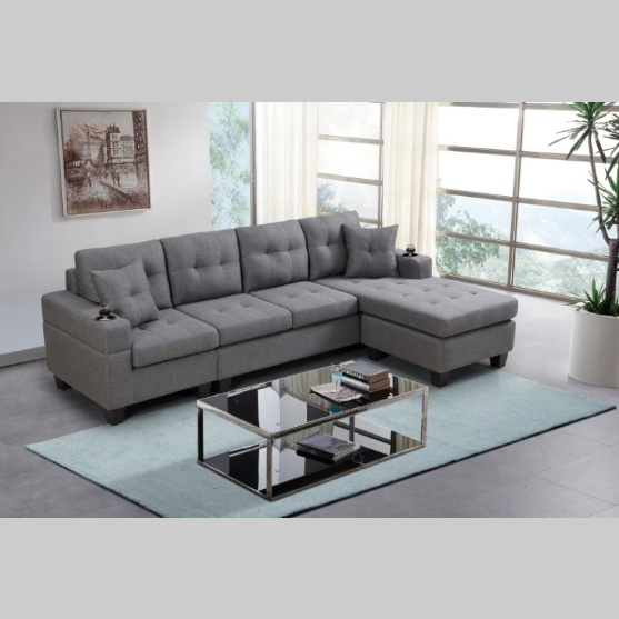Fabric Sectional Sofa - Image 5