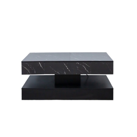 6.93IN High LED Coffee Table,Modern Coffee Table For Living Room,Living Room Tables,Large Living Room Furniture,LED Lights - Image 10